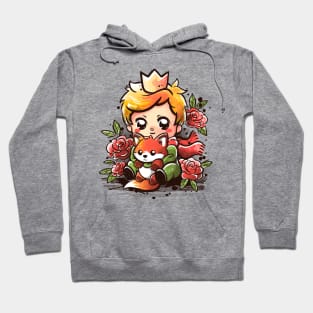 The little prince watercolor Hoodie